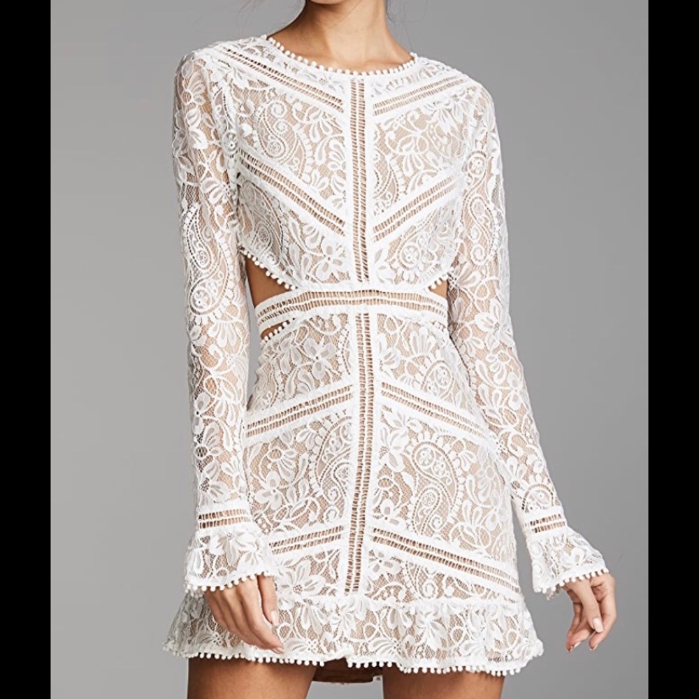 For love and lemons emerie cutout dress